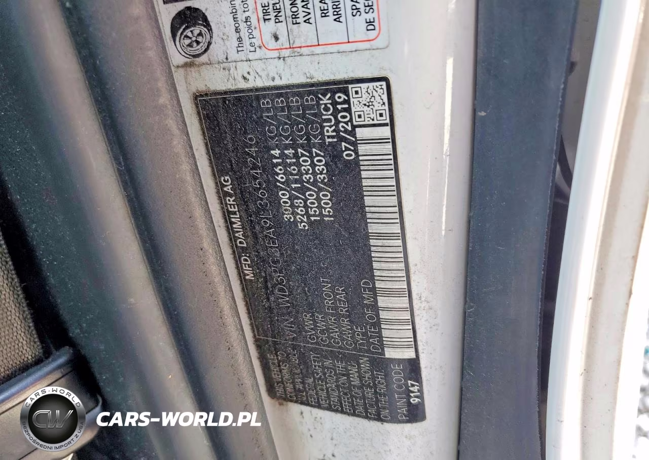 2020 Mercedes-Benz Metris Delivery Van VIN:WD3PG3EA9L3654246 - 13