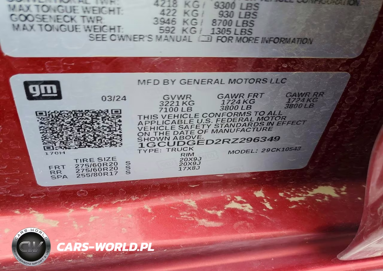 2024 Chevrolet Silverado K1500 Ltz VIN:1GCUDGED2RZ296349 - 13