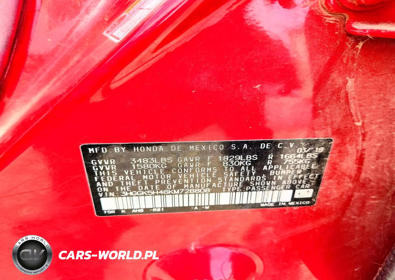2019 Honda Fit Lx VIN:3HGGK5H46KM728808 - 12