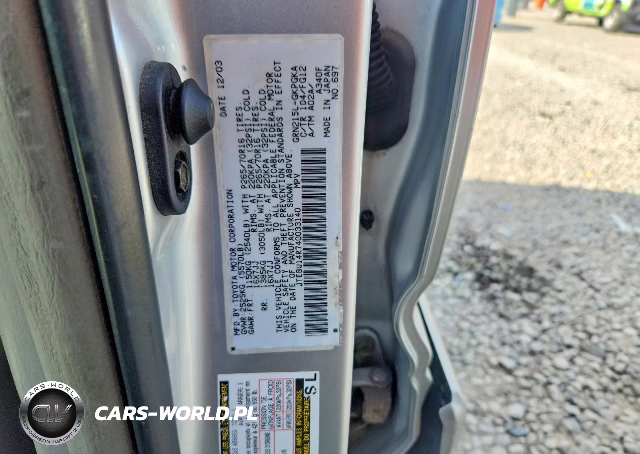 2004 Toyota 4Runner Sr5 VIN:JTEBU14R740033140 - 13