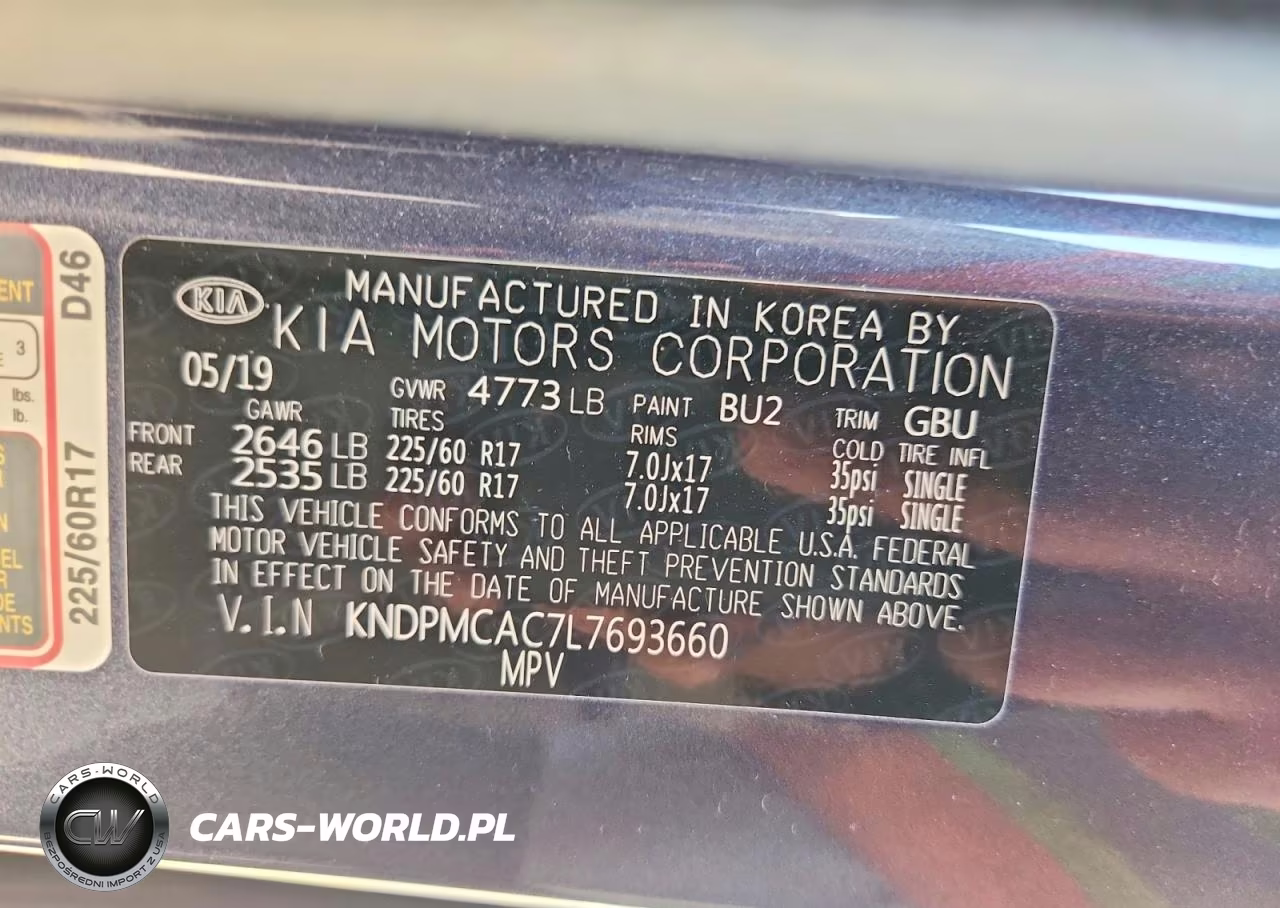 2020 Kia Sportage Lx VIN:KNDPMCAC7L7693660 - 12
