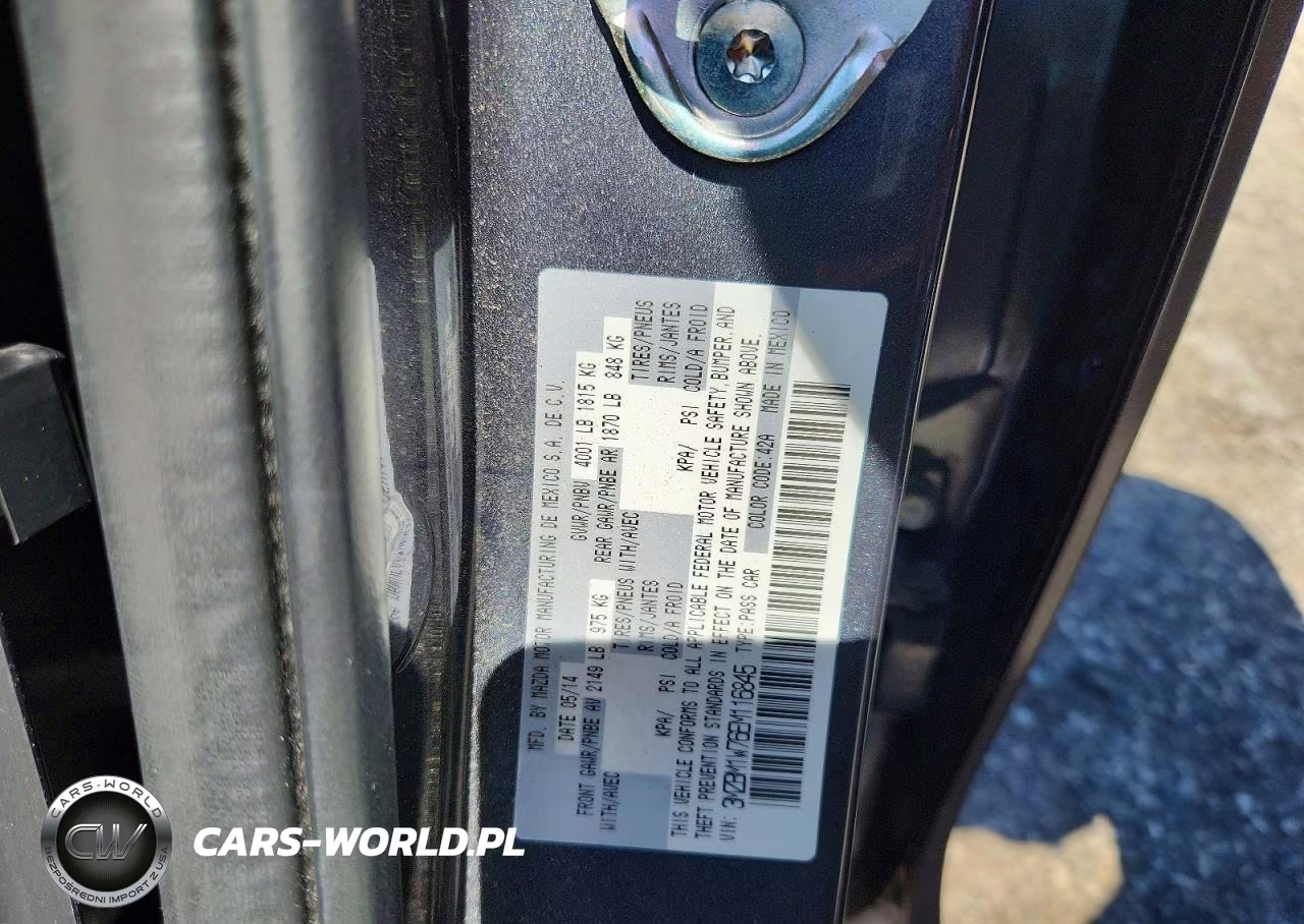 2014 Mazda 3 Grand Touring VIN:3MZBM1W76EM116845 - 12