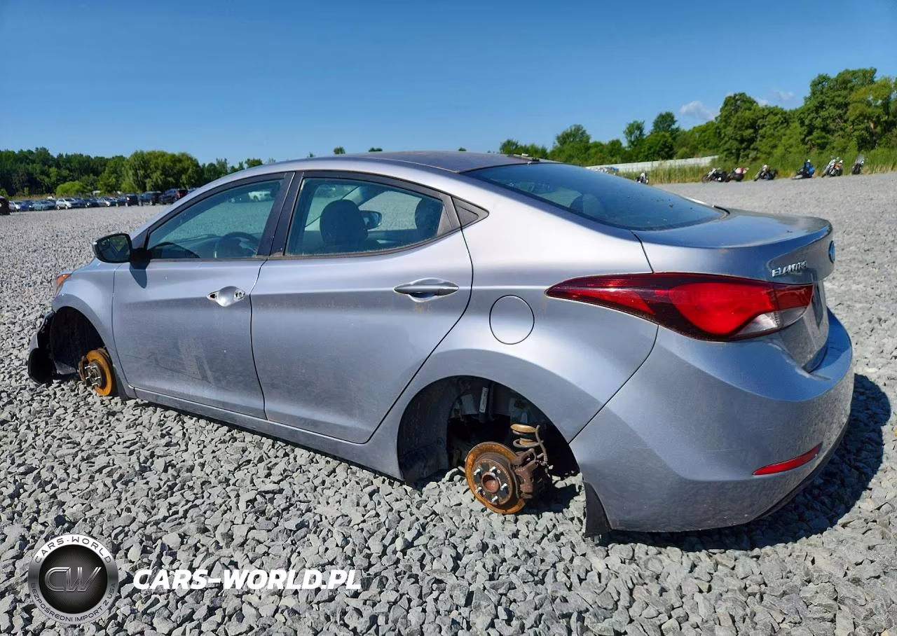 2016 Hyundai Elantra Se VIN:5NPDH4AEXGH660877 - 2