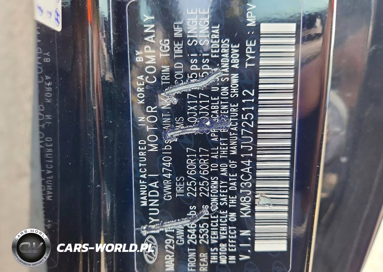 2018 Hyundai Tucson Sel VIN:KM8J3CA41JU725112 - 14