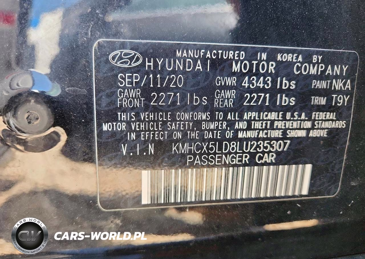 2020 Hyundai Ioniq Limited VIN:KMHCX5LD8LU235307 - 13