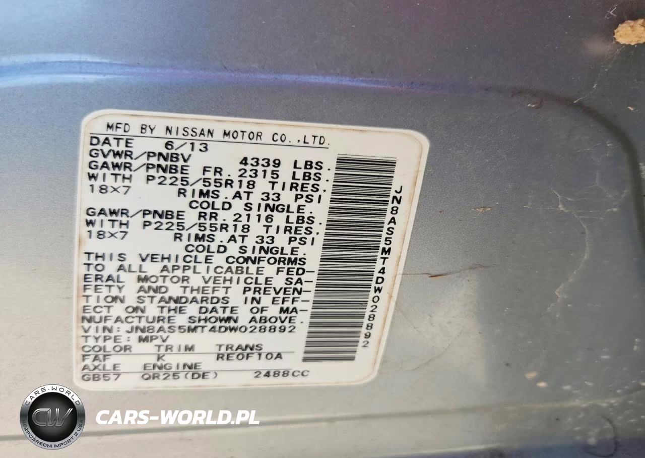 2013 Nissan Rogue S VIN:JN8AS5MT4DW028892 - 12