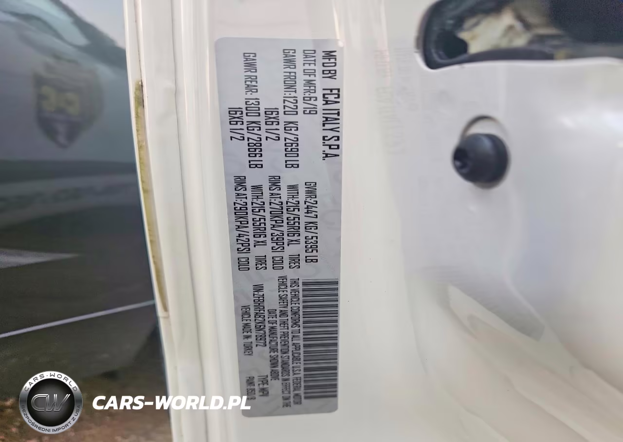 2019 Ram Promaster City St Delivery Van VIN:ZFBHRFAB2K6N78972 - 12