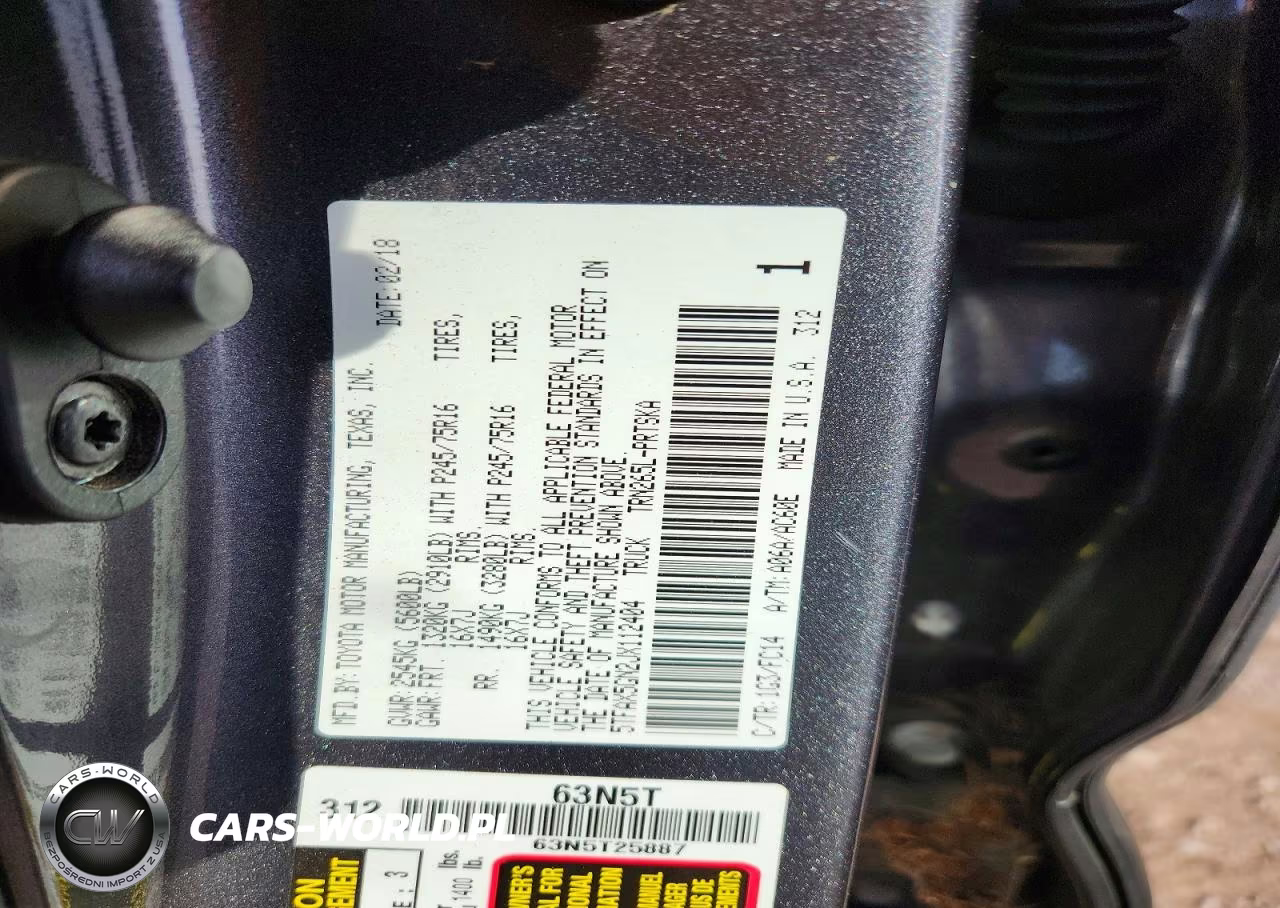 2018 Toyota Tacoma Sr5 VIN:5TFAX5GN2JX112404 - 12