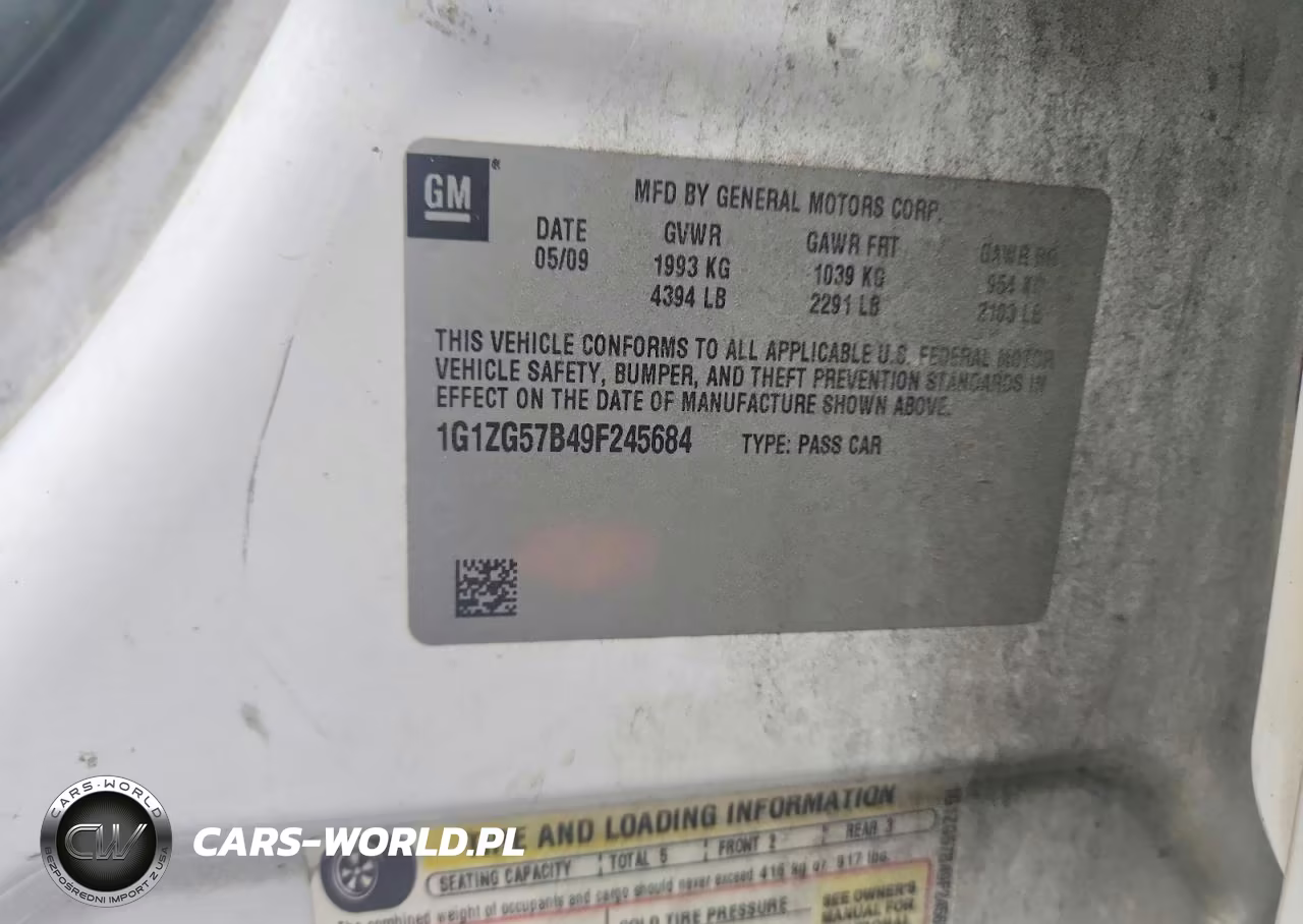 2009 Chevrolet Malibu Ls VIN:1G1ZG57B49F245684 - 12