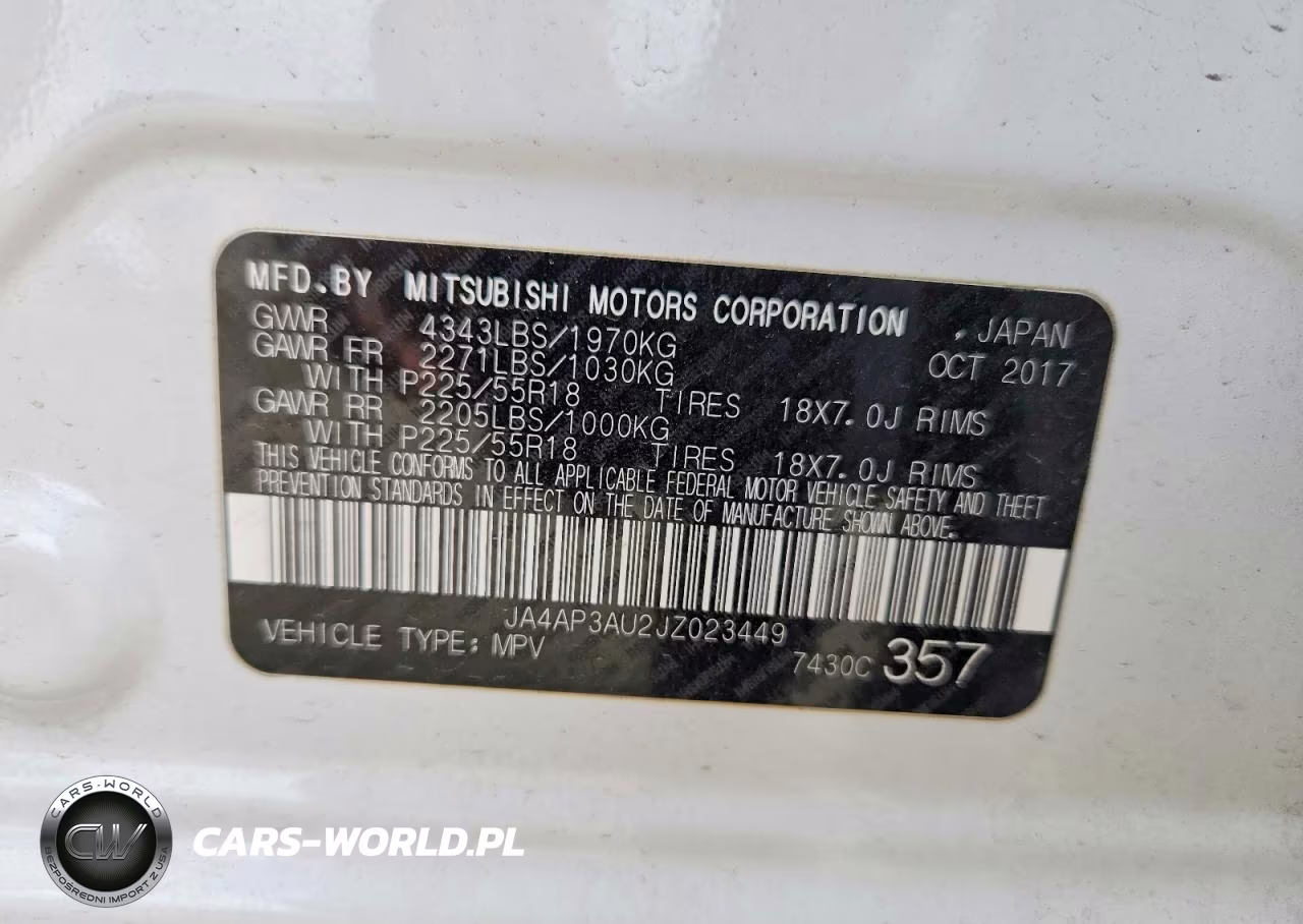 2018 Mitsubishi Outlander Sport Es VIN:JA4AP3AU2JZ023449 - 12