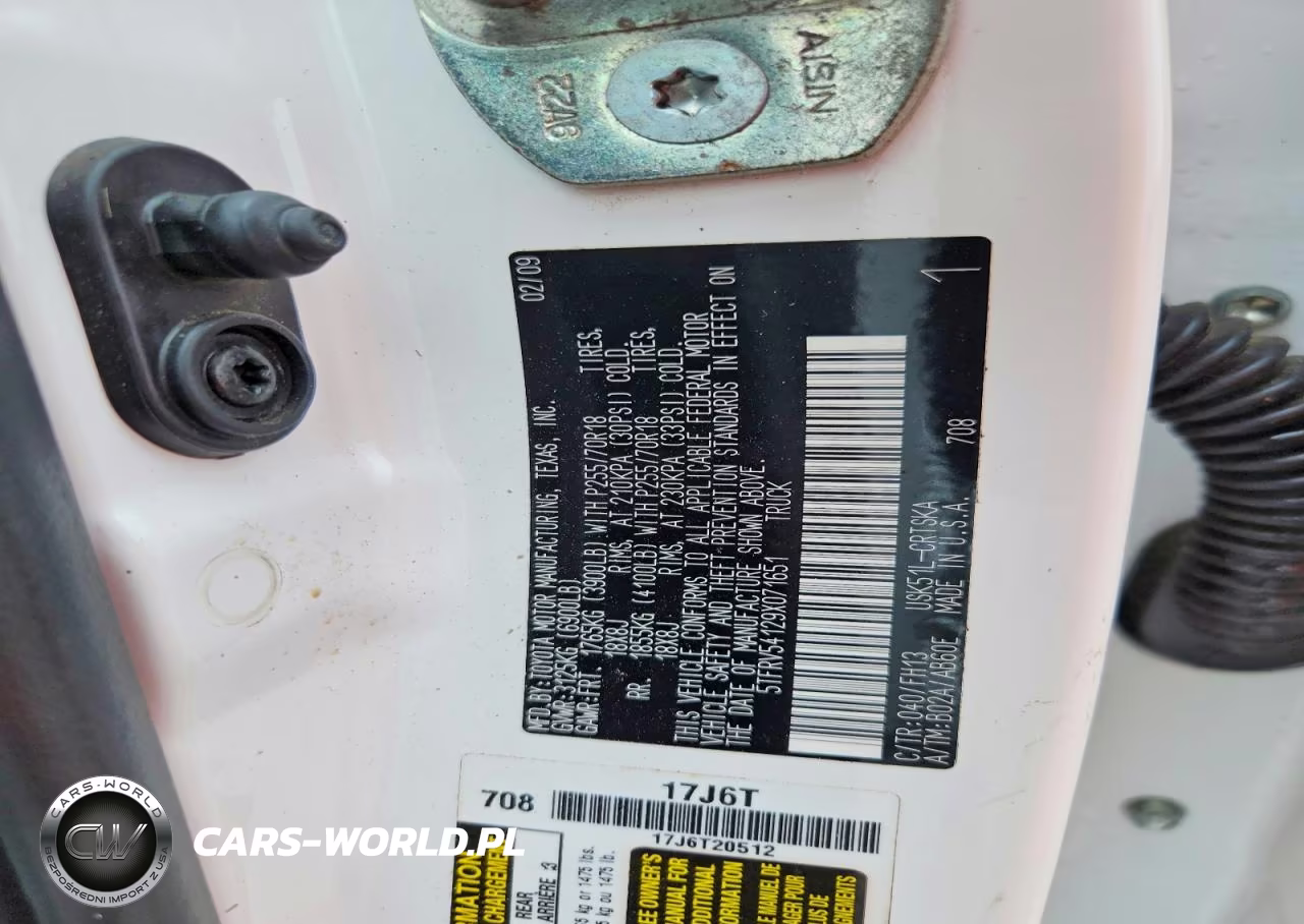 2009 Toyota Tundra Grade 5.7L V8 VIN:5TFRV54129X071651 - 13