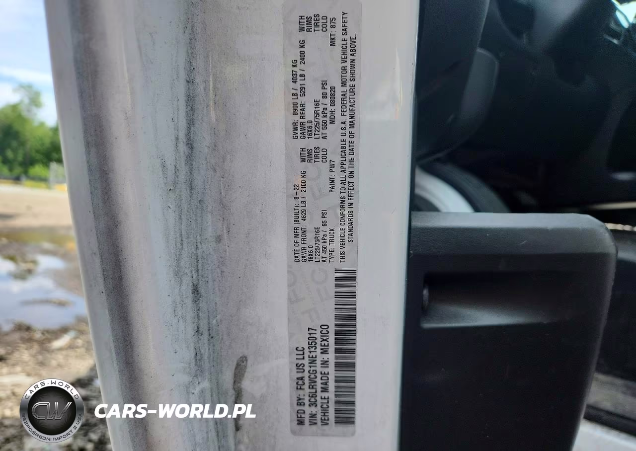 2022 Ram Promaster 2500 Refrigerated Delivery Van VIN:3C6LRVCG1NE135017 - 13