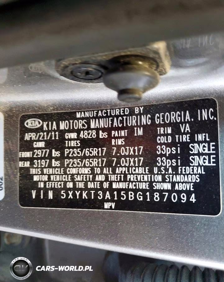 2011 Kia Sorento Lx VIN:5XYKT3A15BG187094 - 14