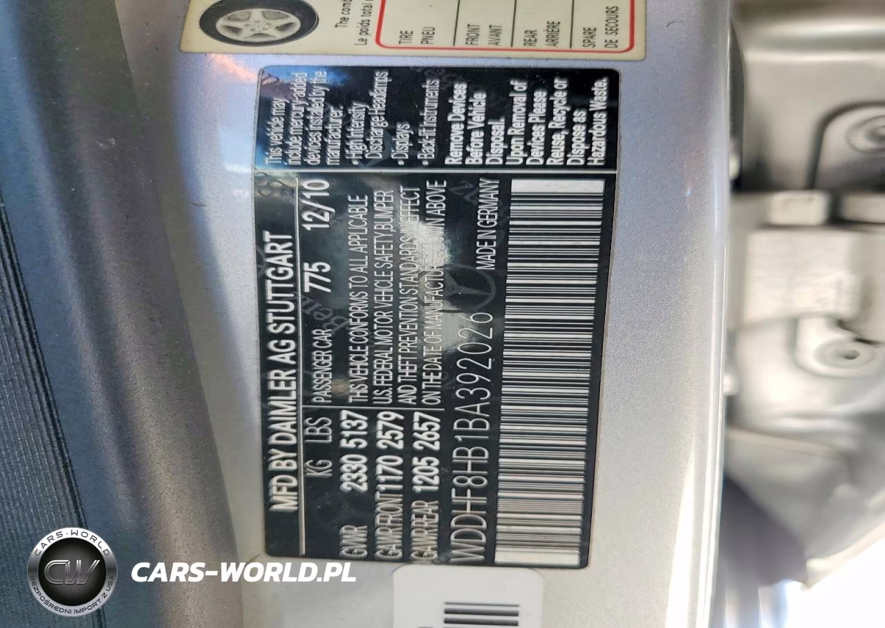 2011 Mercedes-Benz E 350 4Matic VIN:WDDHF8HB1BA392026 - 12