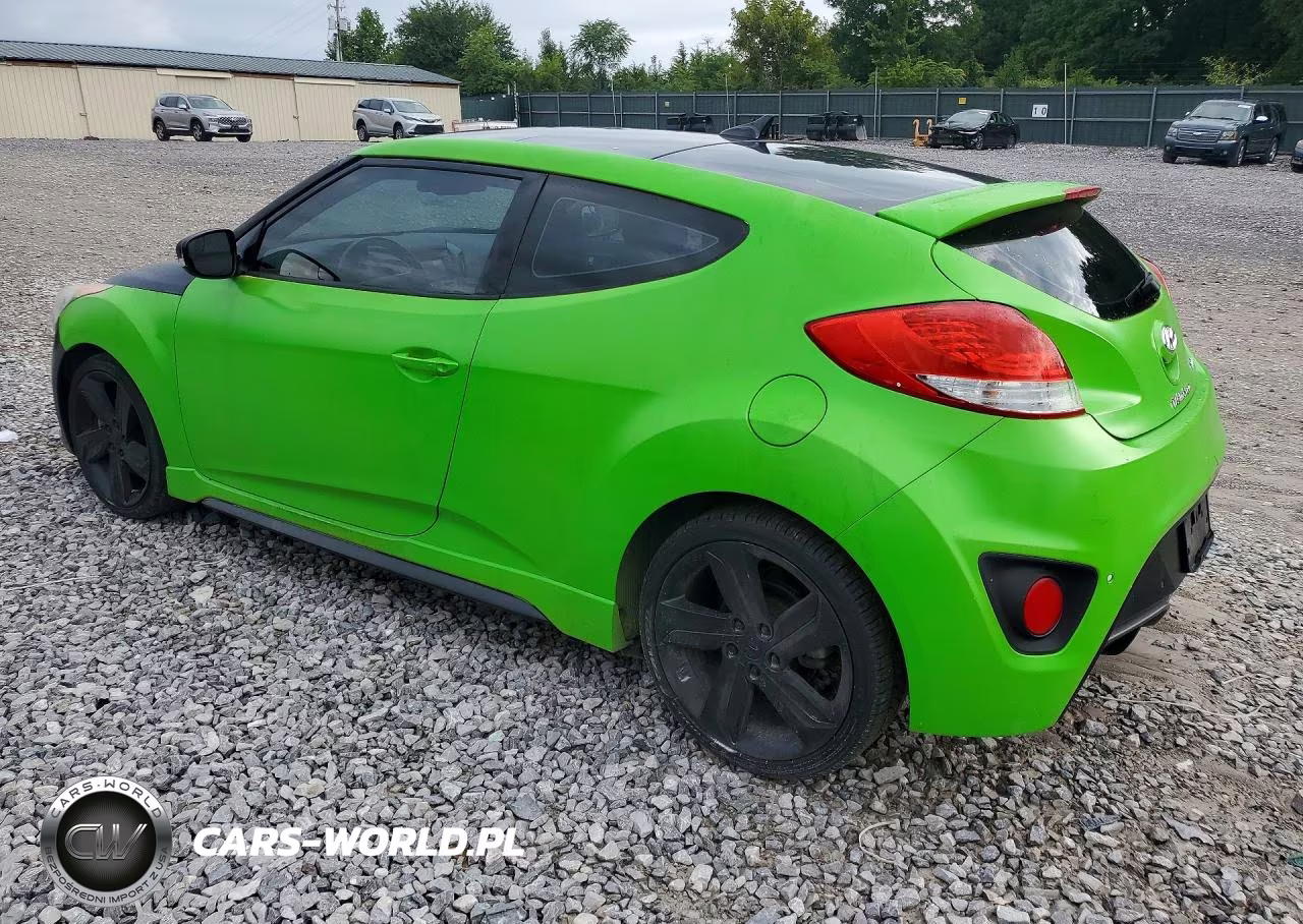 2014 Hyundai Veloster Turbo VIN:KMHTC6AE3EU202652 - 2