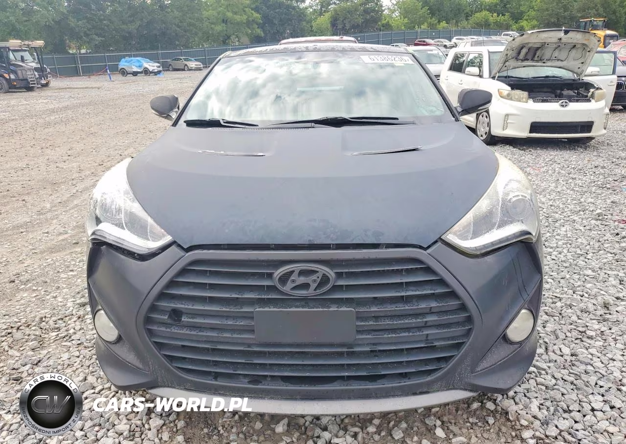 2014 Hyundai Veloster Turbo VIN:KMHTC6AE3EU202652 - 5