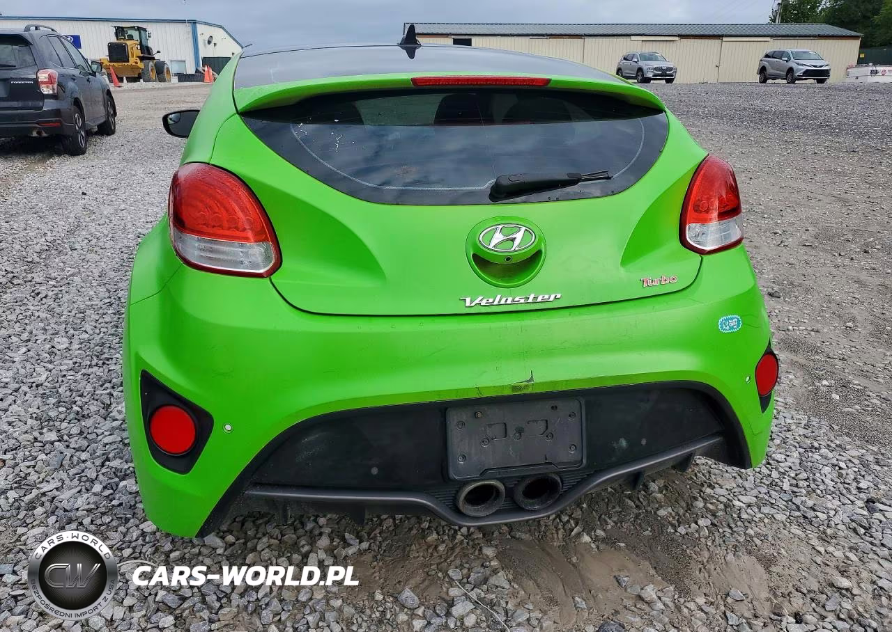 2014 Hyundai Veloster Turbo VIN:KMHTC6AE3EU202652 - 6
