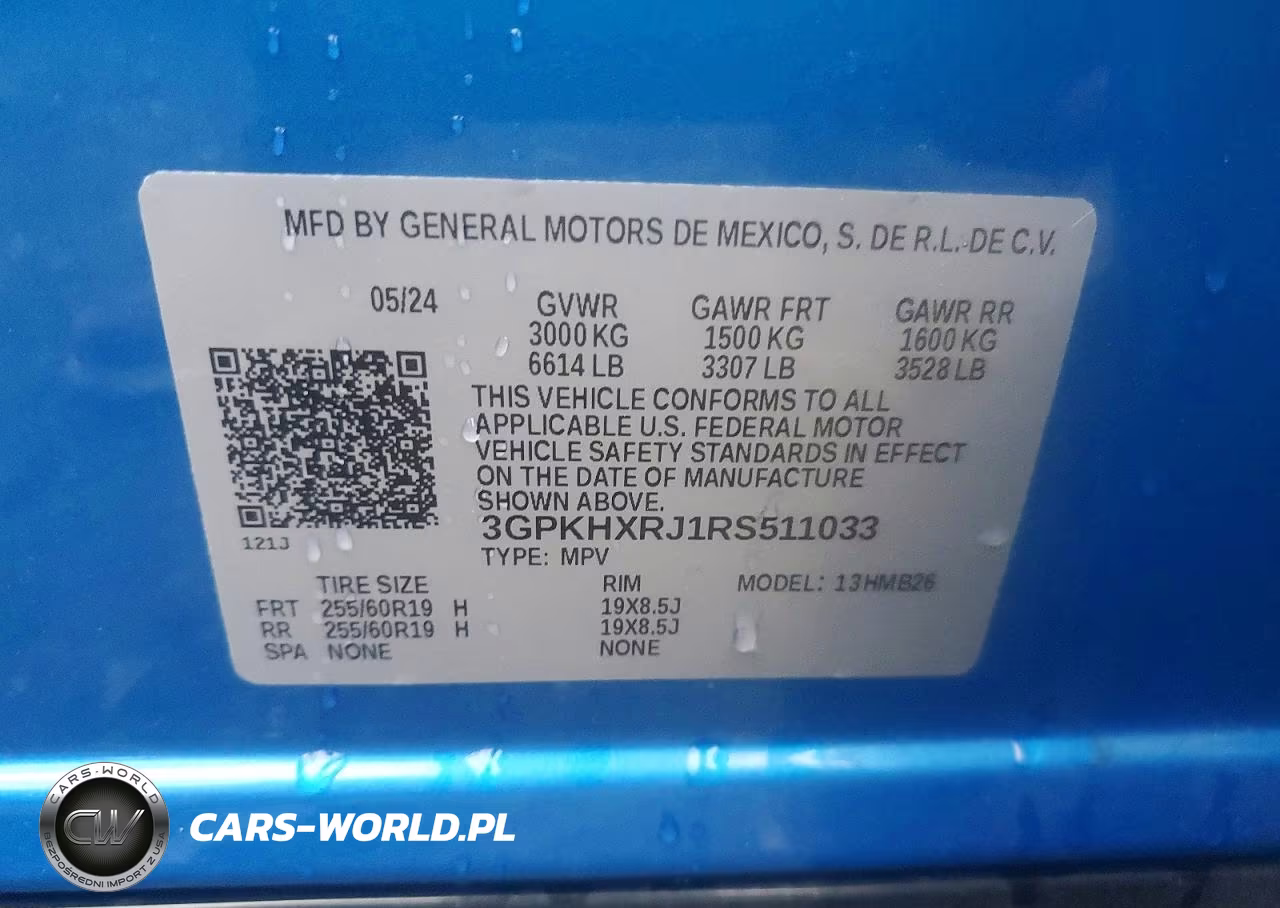 2024 Honda Prologue Tour VIN:3GPKHXRJ1RS511033 - 13