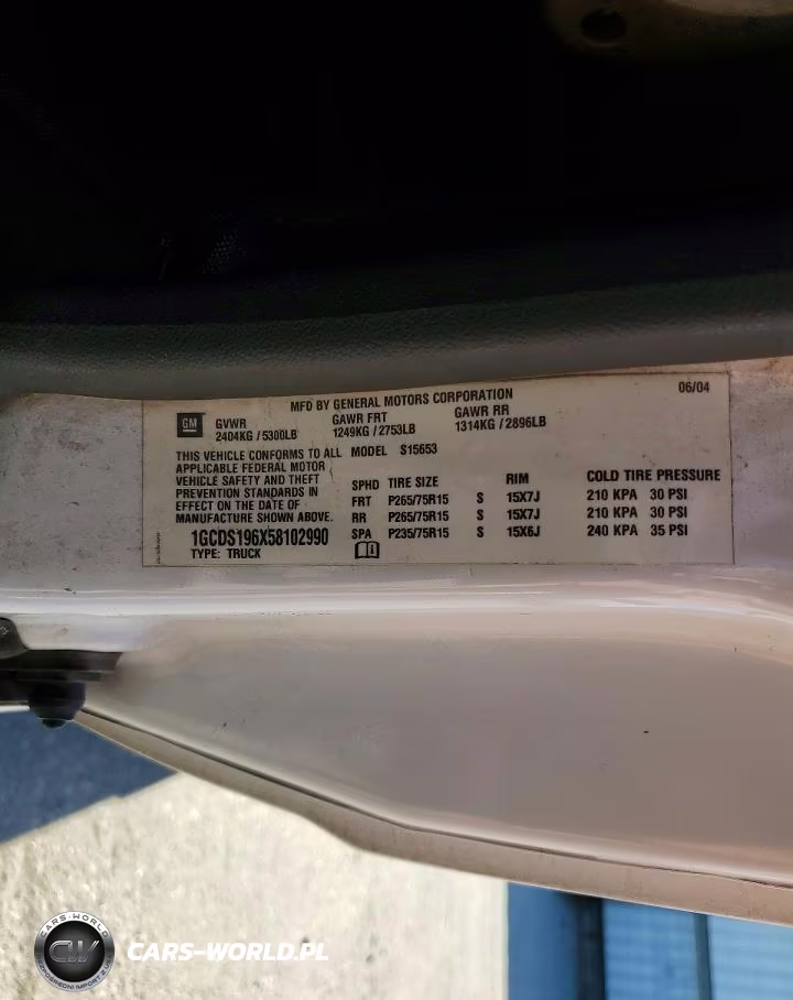 2005 Chevrolet Colorado VIN:1GCDS196X58102990 - 12