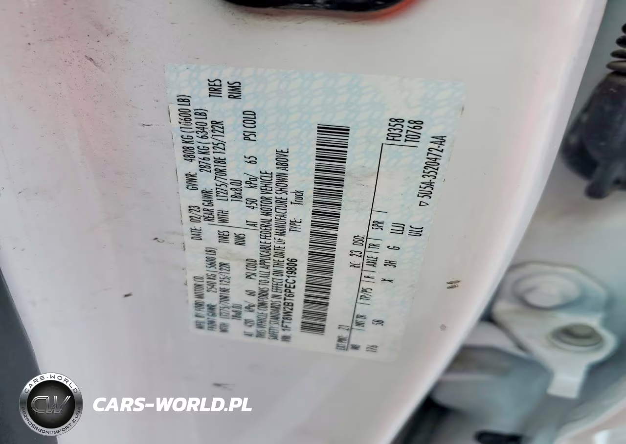2023 Ford F250 Super Duty VIN:1FT8W2BT6PEC19806 - 12