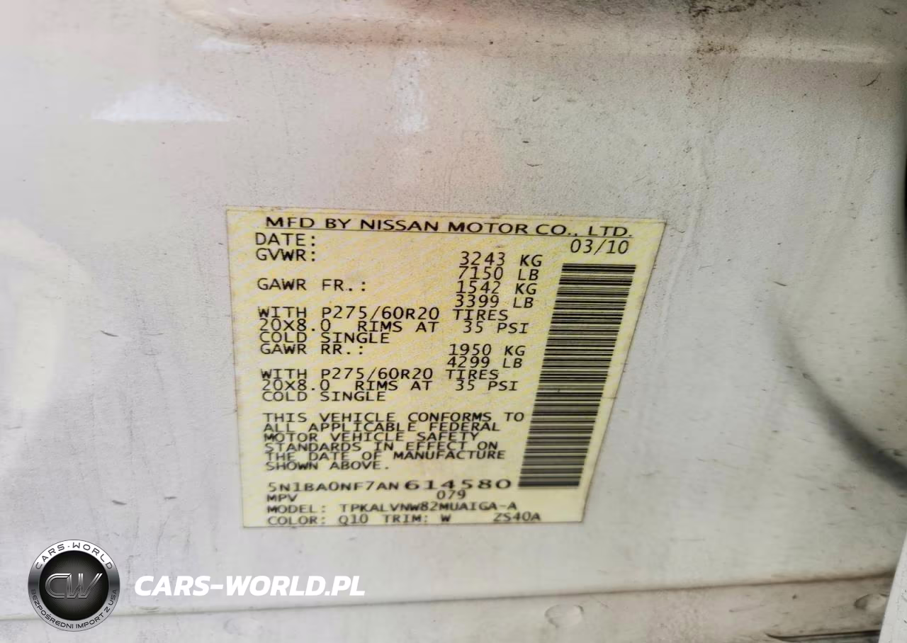 2010 Nissan Armada Platinum VIN:5N1BA0NF7AN614580 - 13