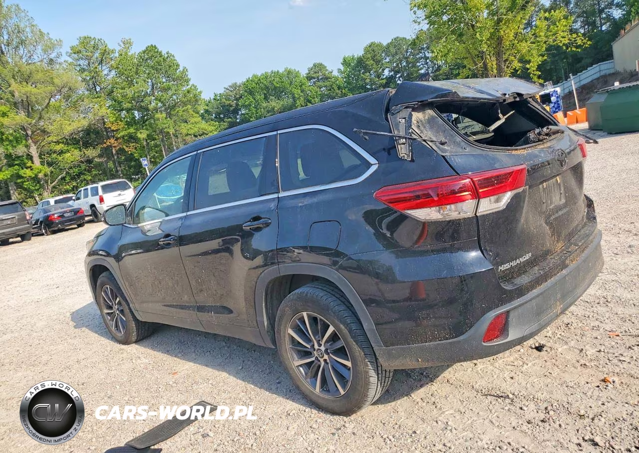 2019 Toyota Highlander Xle VIN:5TDKZRFHXKS355449 - 2