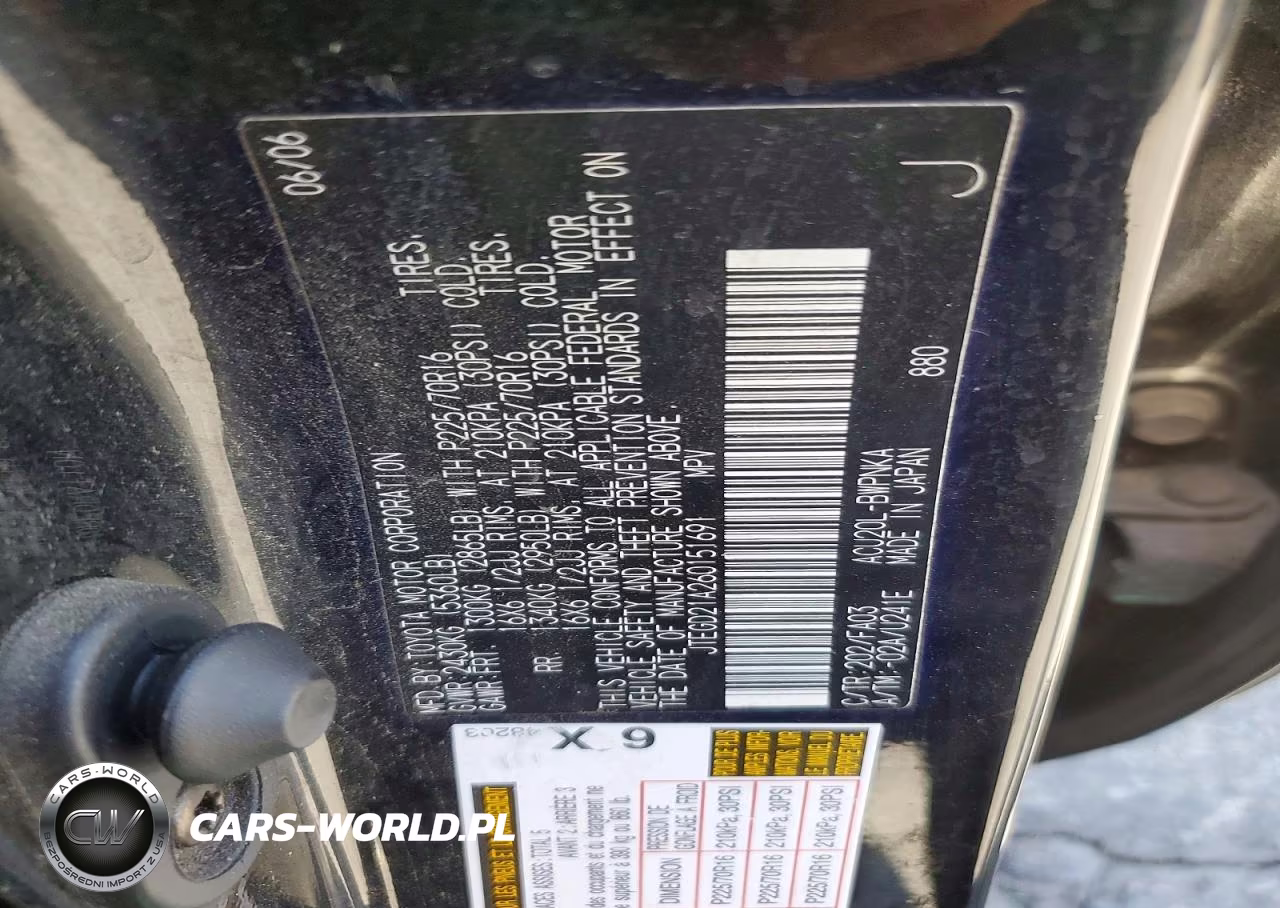 2006 Toyota Highlander Base VIN:JTEGD21A260151691 - 13