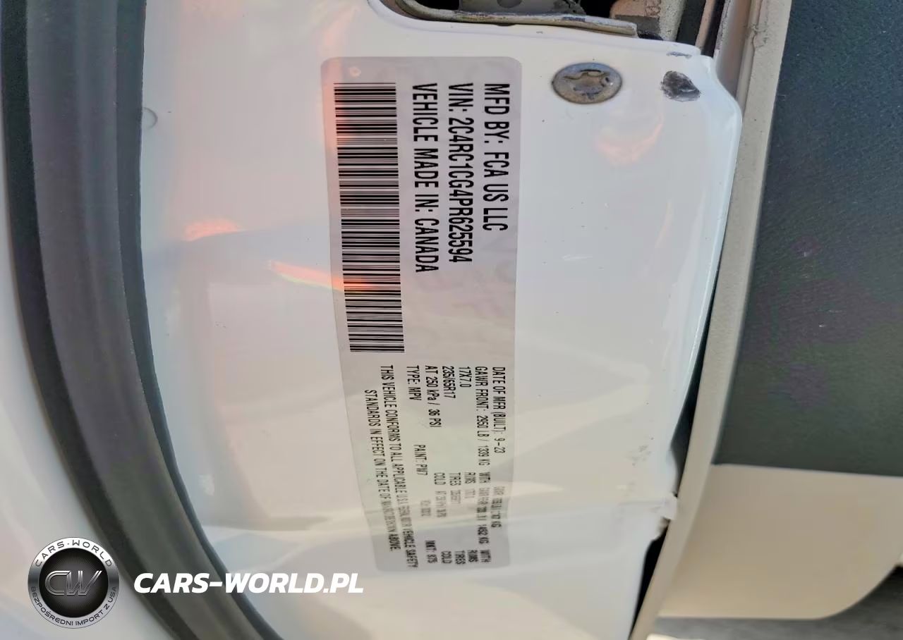 2023 Chrysler Voyager Lx VIN:2C4RC1CG4PR625594 - 13