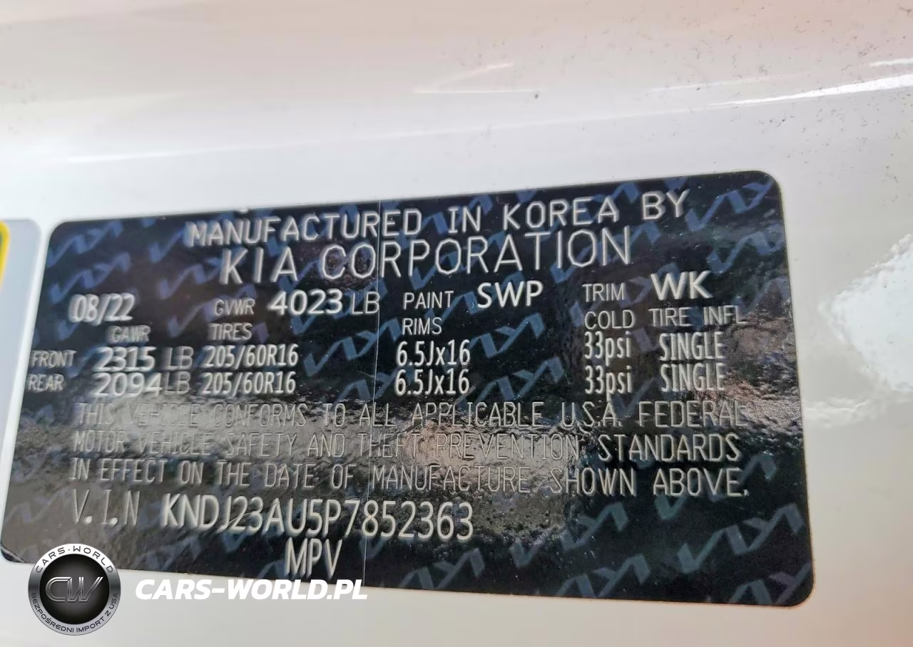 2023 Kia Soul Lx VIN:KNDJ23AU5P7852363 - 12