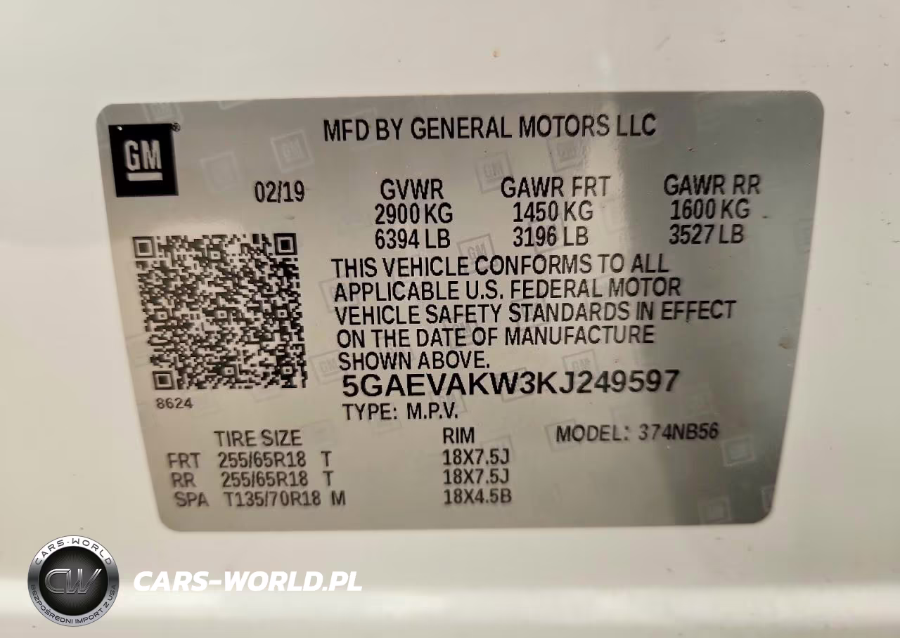 2019 Buick Enclave Essence VIN:5GAEVAKW3KJ249597 - 13