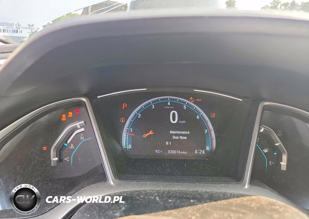 2020 Honda Civic Ex VIN:19XFC1F33LE203002 - 9