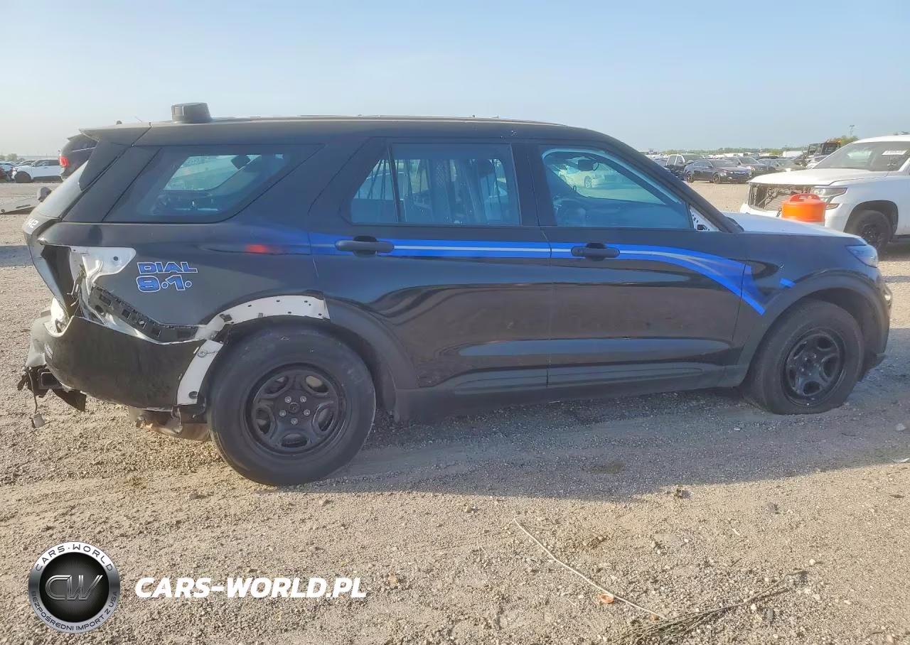 2021 Ford Explorer Police Interceptor VIN:1FM5K8AB8MGB83316 - 3