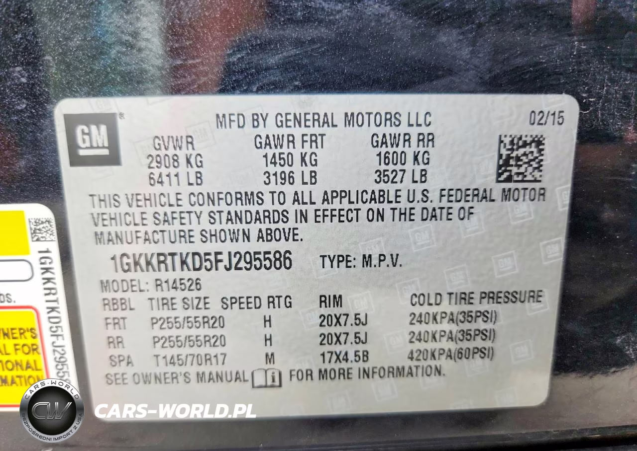 2015 GMC Acadia Denali VIN:1GKKRTKD5FJ295586 - 13