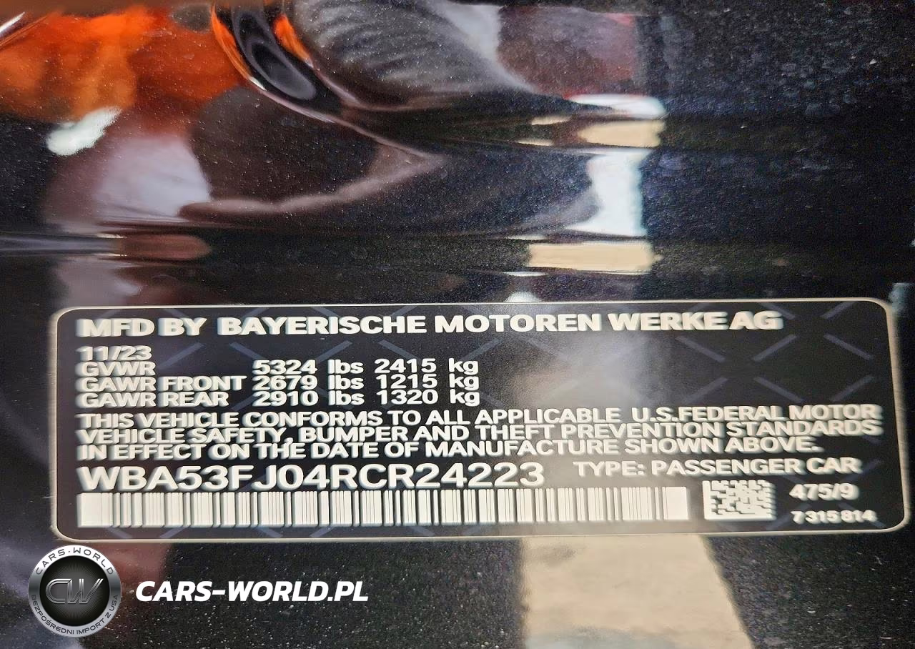 2024 BMW 530 Xi VIN:WBA53FJ04RCR24223 - 13
