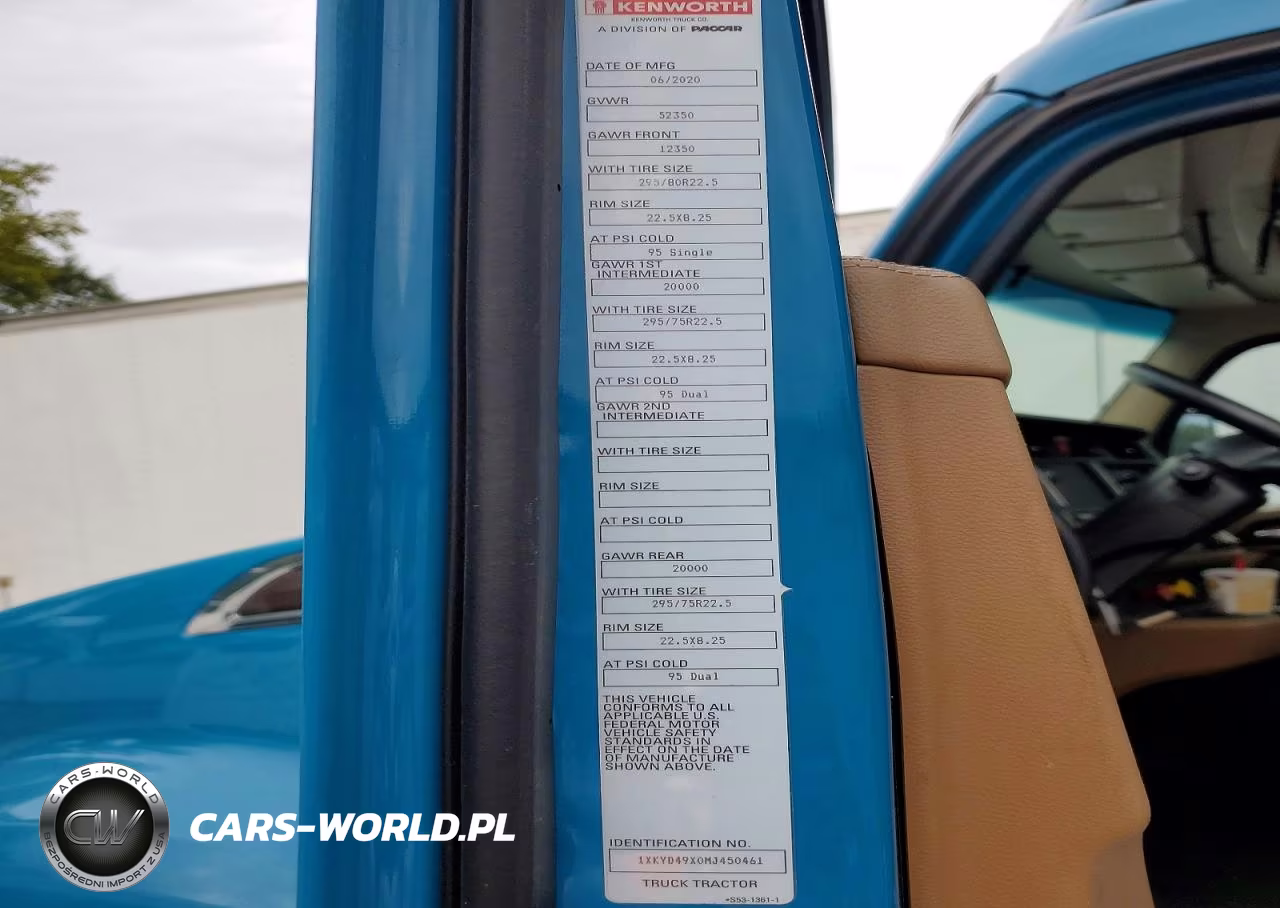 2021 Kenworth T680 Semi Truck VIN:1XKYD49X0MJ450461 - 11