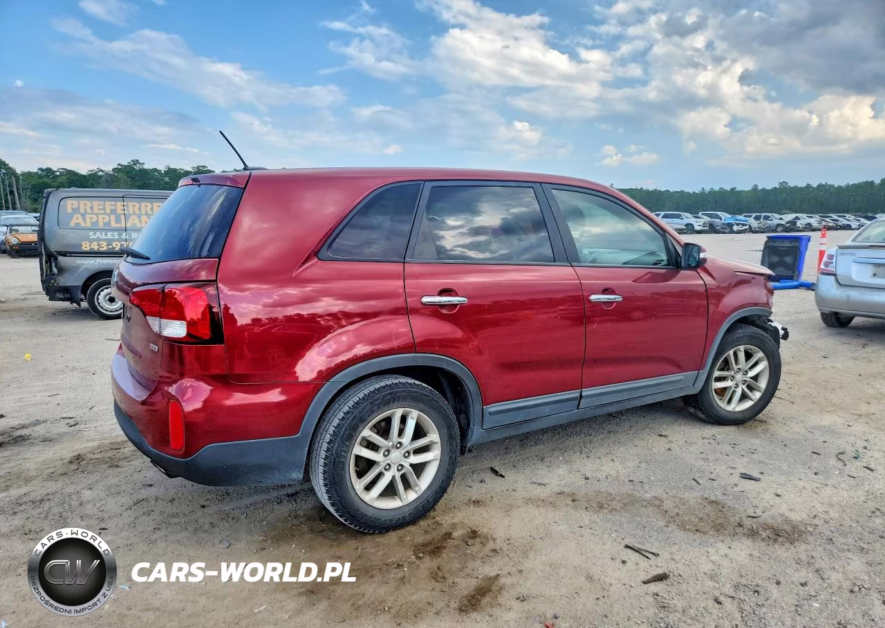 2014 Kia Sorento Lx VIN:5XYKT3A61EG494892 - 3