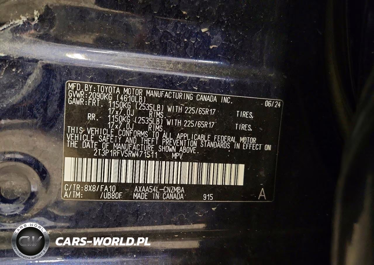 2024 Toyota Rav4 Xle VIN:2T3P1RFV5RW471511 - 13
