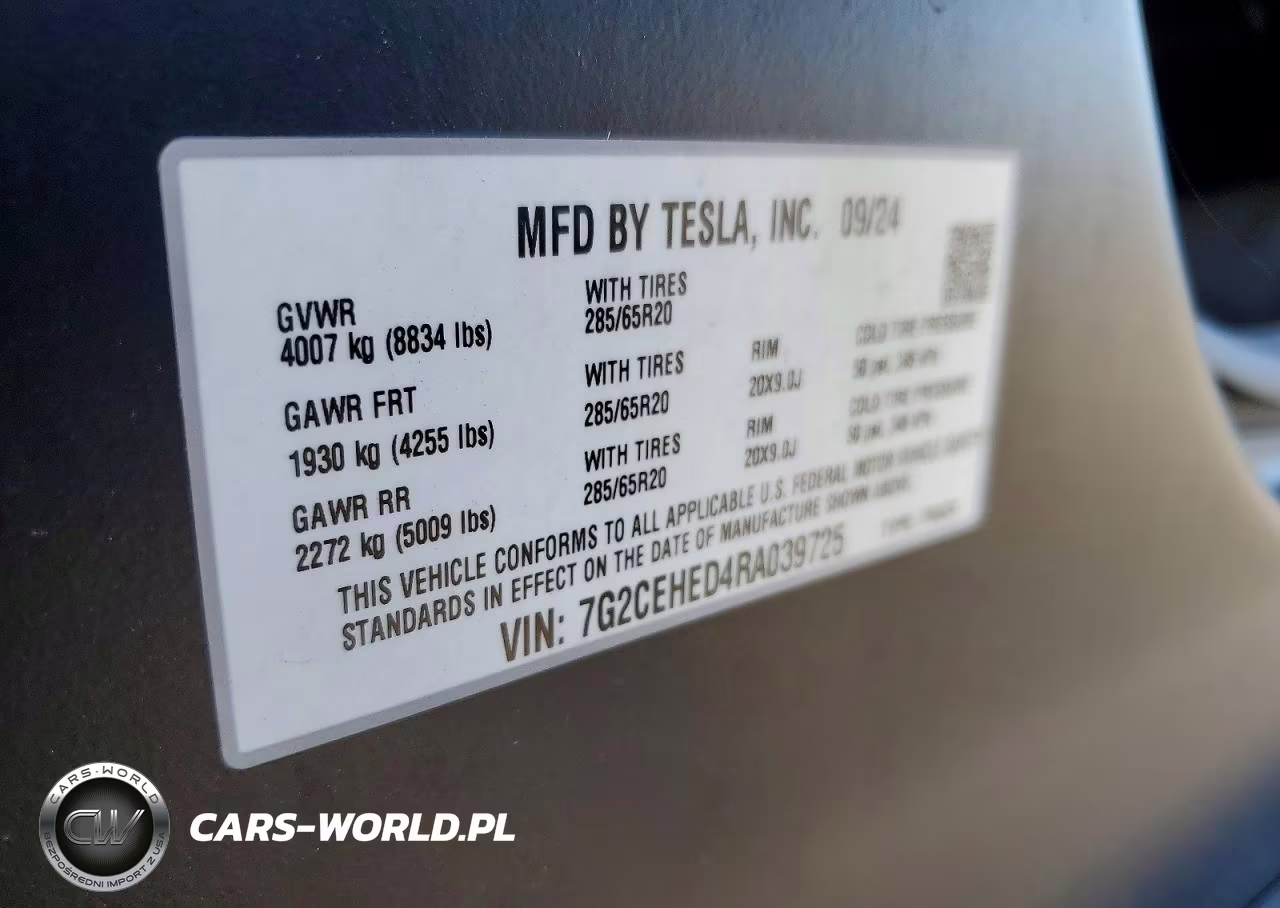 2024 Tesla Cybertruck VIN:7G2CEHED4RA039725 - 13