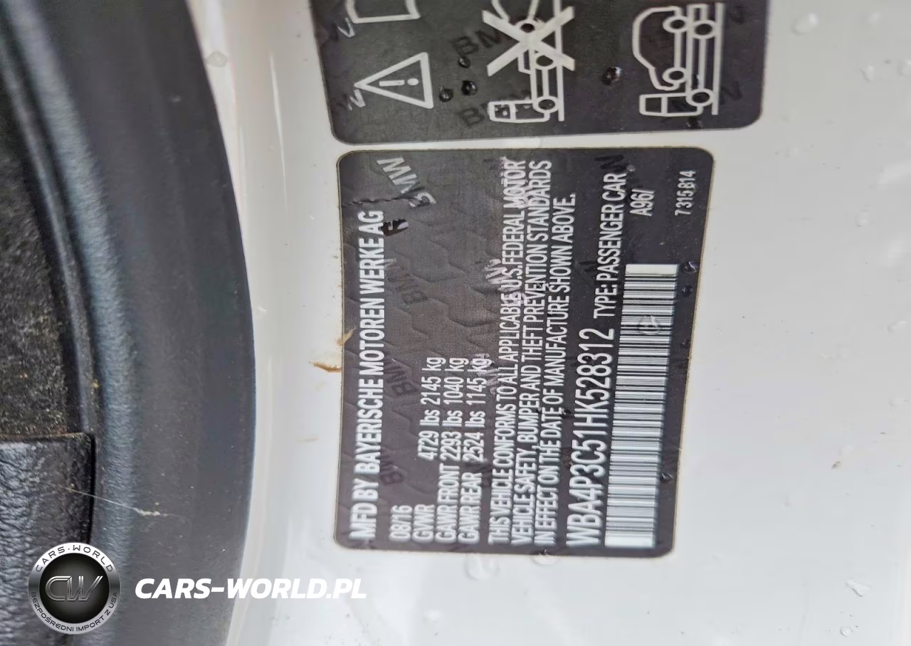 2017 BMW 440Xi VIN:WBA4P3C51HK528312 - 12