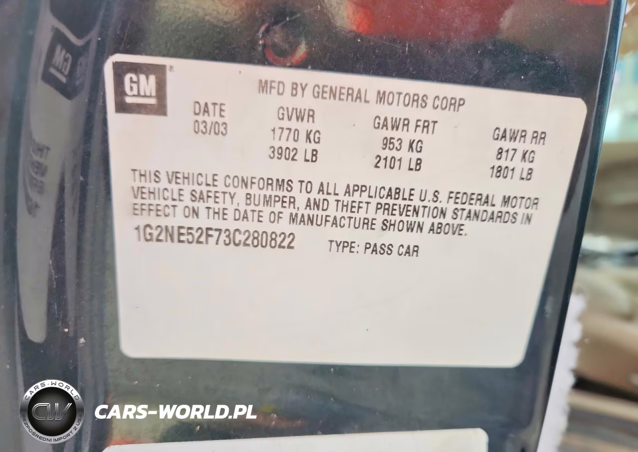 2003 Pontiac Grand Am Se VIN:1G2NE52F73C280822 - 12