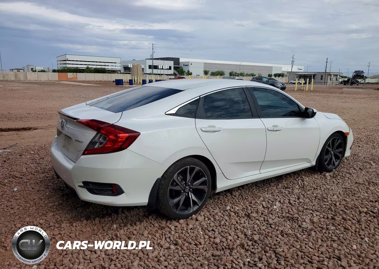 2019 Honda Civic Sport VIN:2HGFC2F86KH544433 - 3