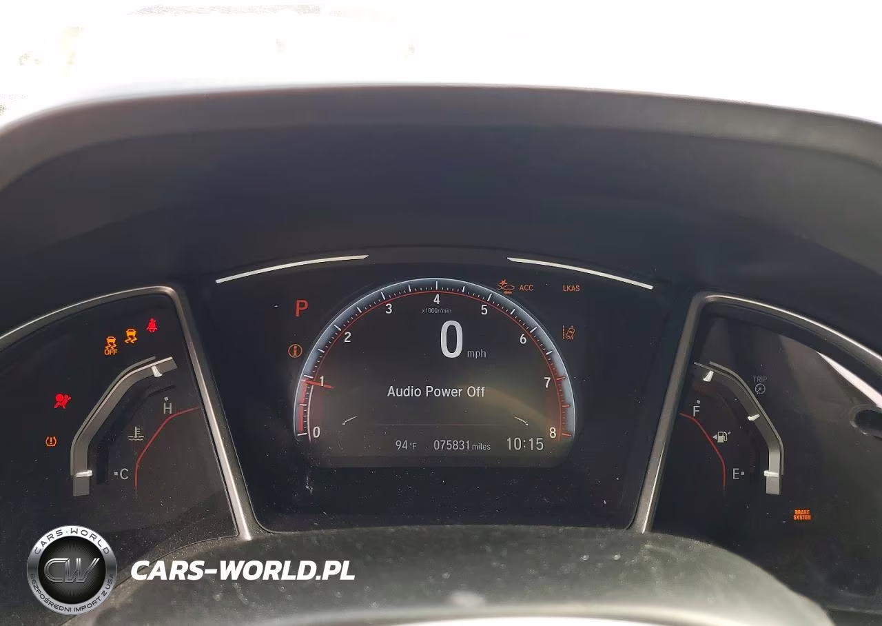 2019 Honda Civic Sport VIN:2HGFC2F86KH544433 - 9