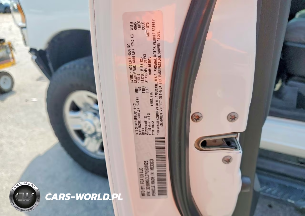 2023 Ram 2500 Tradesman VIN:3C6UR5CL7PG638026 - 12