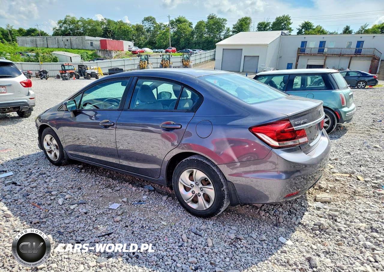 2014 Honda Civic Lx VIN:2HGFB2F52EH500152 - 2