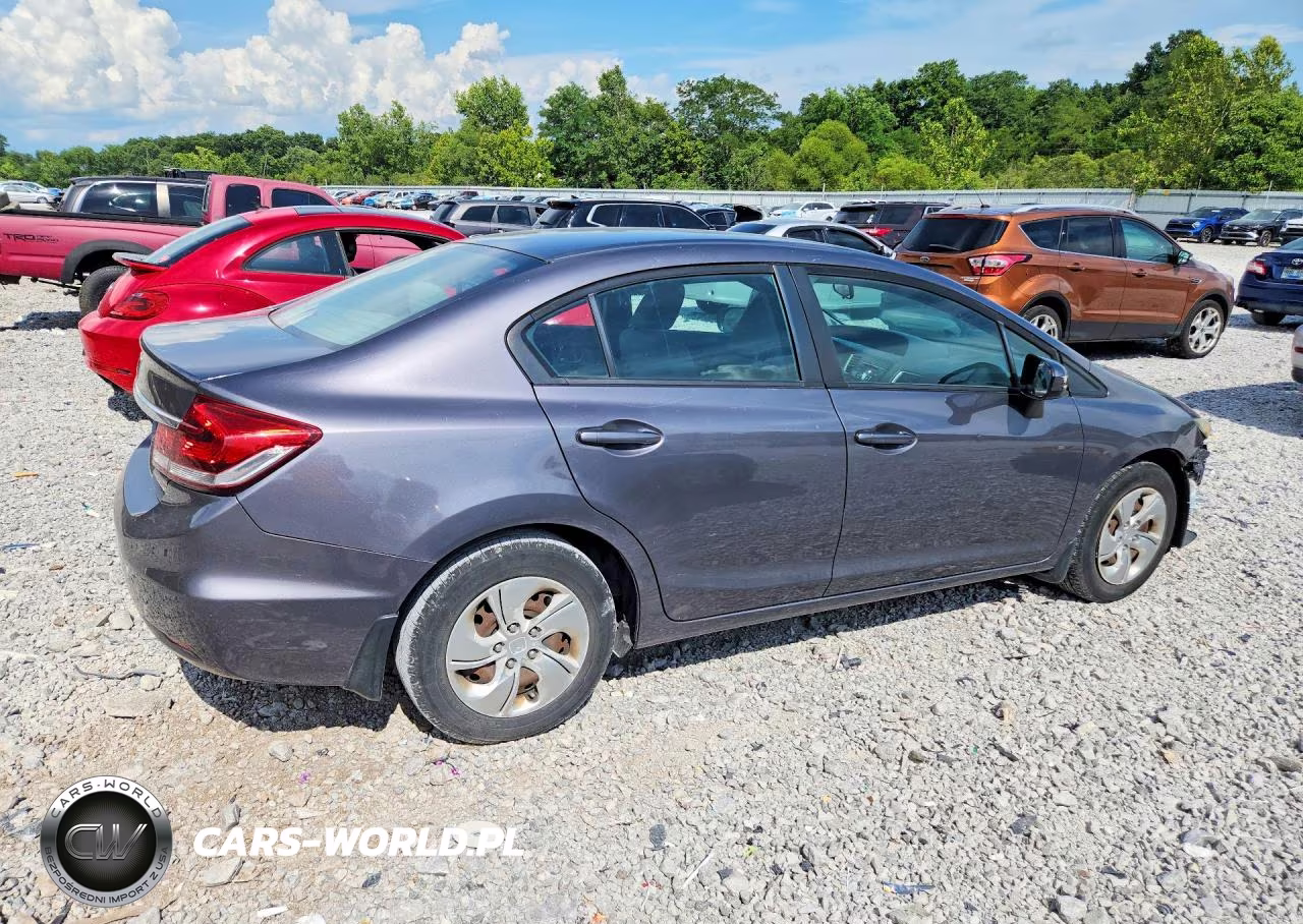 2014 Honda Civic Lx VIN:2HGFB2F52EH500152 - 3
