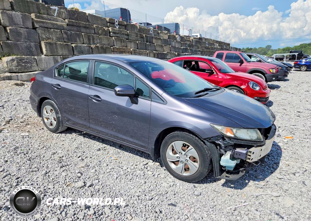 2014 Honda Civic Lx VIN:2HGFB2F52EH500152 - 4