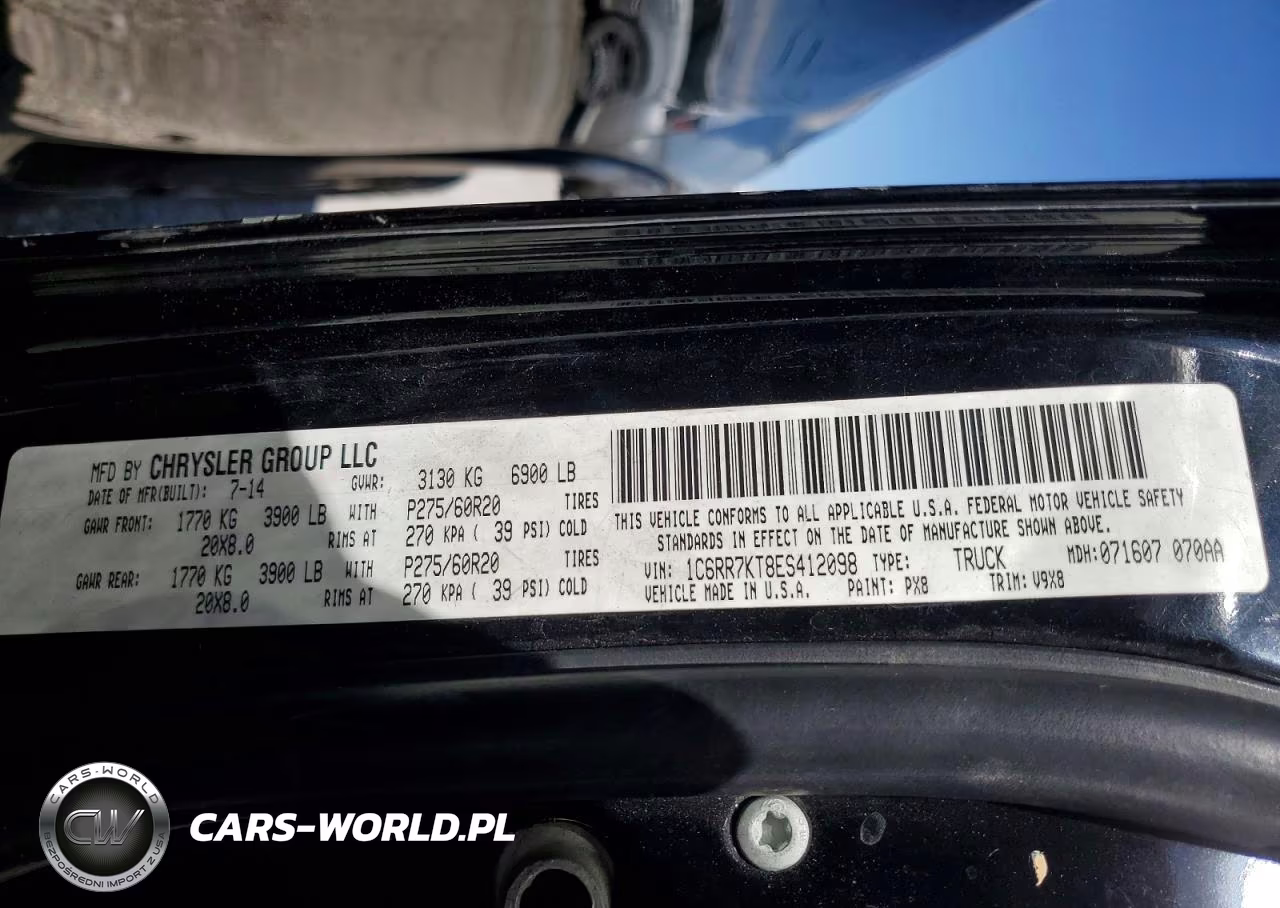 2014 Ram 1500 St VIN:1C6RR7KT8ES412098 - 12
