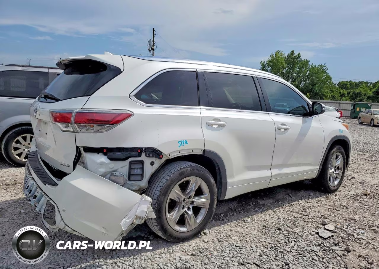2015 Toyota Highlander Limited Platinum VIN:5TDYKRFH4FS093819 - 3