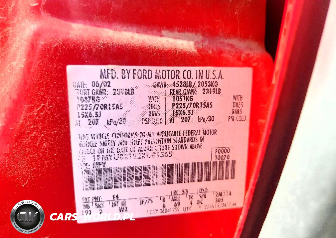2002 Ford Escape Xls VIN:1FMYU02122KD81365 - 13