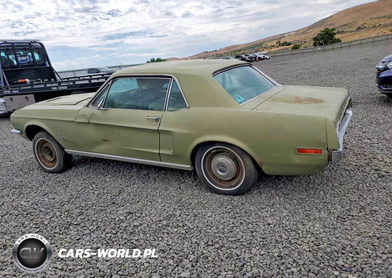 1968 Ford Mustang VIN:8R01C135435 - 2